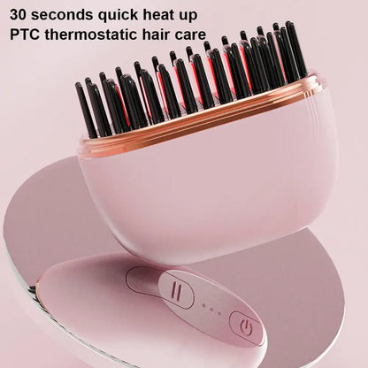 SleekStyle Wireless Hair Straightening Comb